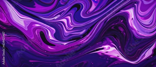Colorful black and purple abstract liquid texture background