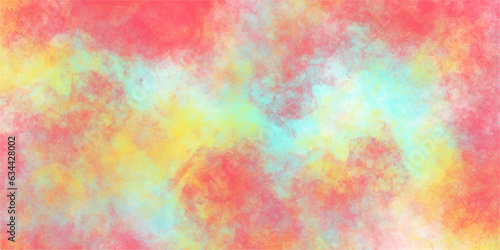 Abstract watercolour sky cloud with smoke effect with fog cloudscape Background ornament and mordern watercolor design with backdrop pastel texture