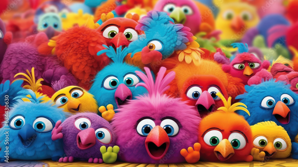Fototapeta premium Animated Dodo Birds
