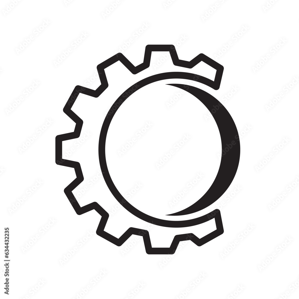 gear icon design vector template gear icon design vector template