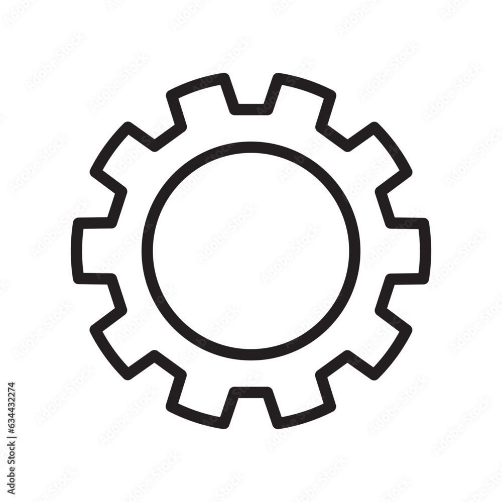 gear icon design vector template