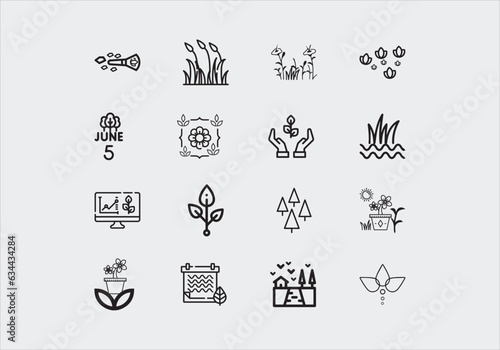 Natural and organic cosmetics vector line icons set. Skincare, no synthetic fragrance, and colors, no animal testing. Editable stroke.
