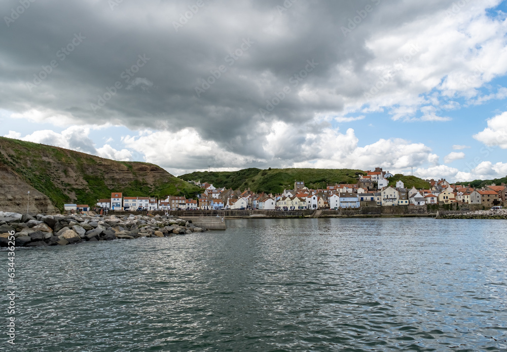 The seaside village of Staithes on the North Yorkshire coast