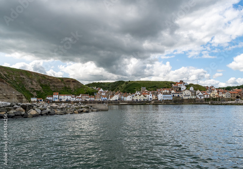 The seaside village of Staithes on the North Yorkshire coast