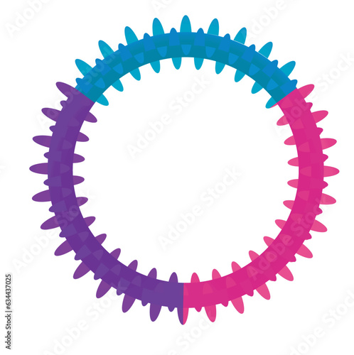 Colorful pet toy. vector illustration