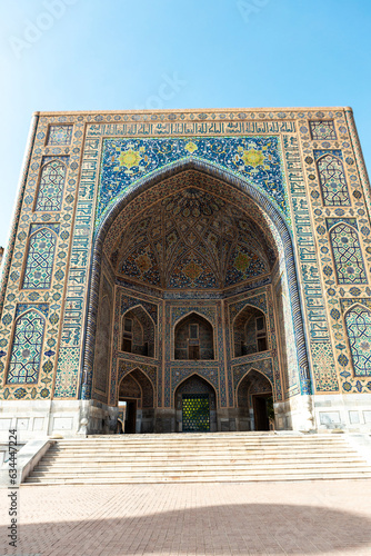Ulug bek madrassah, Registan square in Samarkand, Uzbekistan