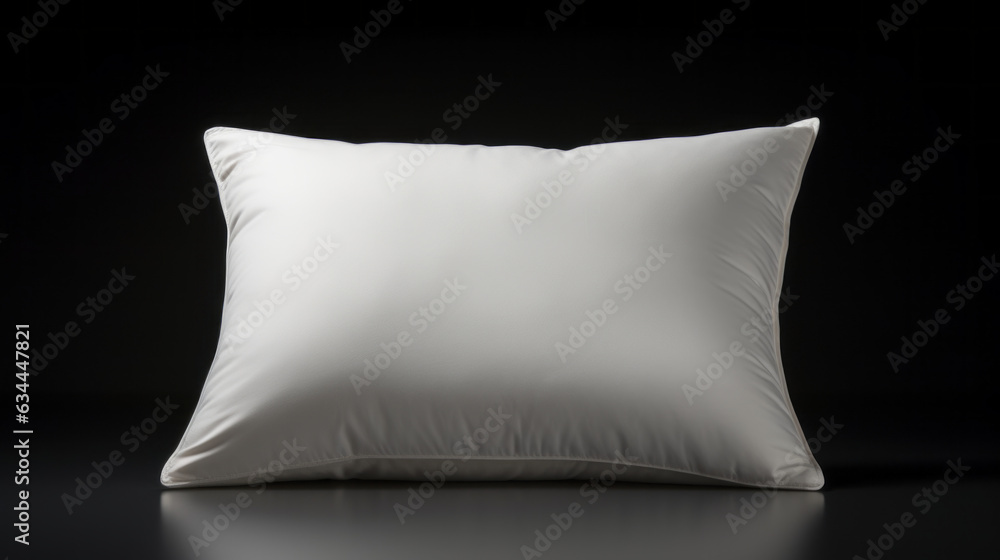 pillow isolated on black background pillow isolated on black background