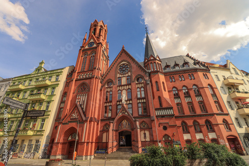 Photography Kiezkirche im Wrangelkiez; Taborkirche in Berlin-Kreuzberg