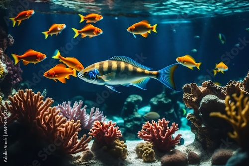 fish in aquarium © Khalid Haseeb