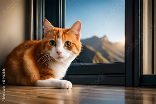 cat on window sill © Shahzad