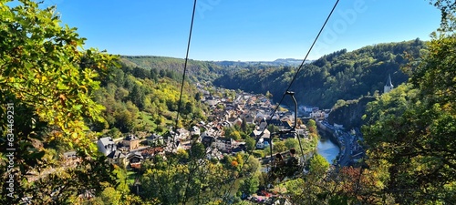 Schilderij op canvas Fairytale town of Vianden, Luxembourg