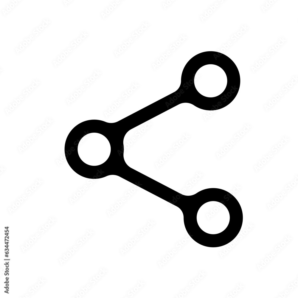Share - vector icon, button Share - vector icon, button