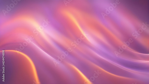 Pink waves. Abstract Purple Background. Abstract waves background with bokeh, orange and pink with golden shining light lines, smooth gradients and colourful waves, energy light, copyspace