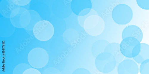 blue gradient with bubbles illustration