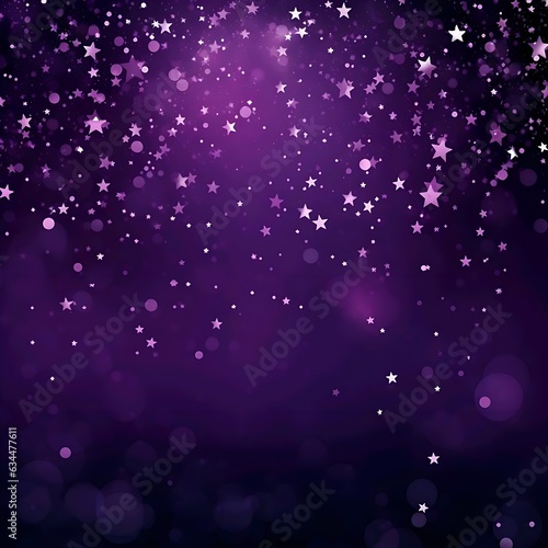 Purple night sky with stars in background