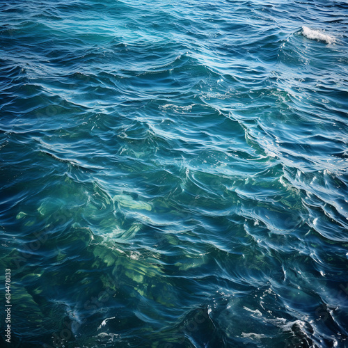 a bird's-eye view of ocean sparkling water background summer