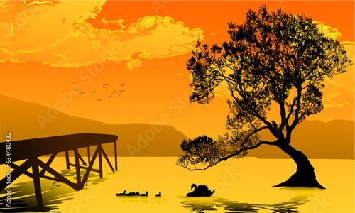 arbol, puente