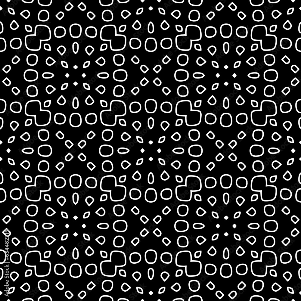 White background with black pattern. Seamless texture for fashion, textile design, on wall paper, wrapping paper, fabrics and home decor. Simple repeat pattern. White background with black pattern. Seamless texture for fashion, textile design, on wall paper, wrapping paper, fabrics and home decor. Simple repeat pattern.