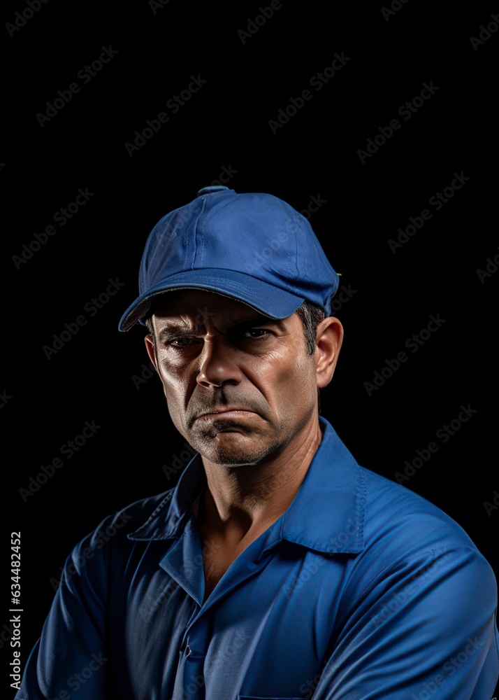 man in a shirt and blue cap pointing his finger posing in front of the camera man in a shirt and blue cap pointing his finger posing in front of the camera