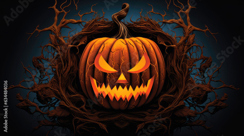 Halloween Jack-o   -lantern illustration