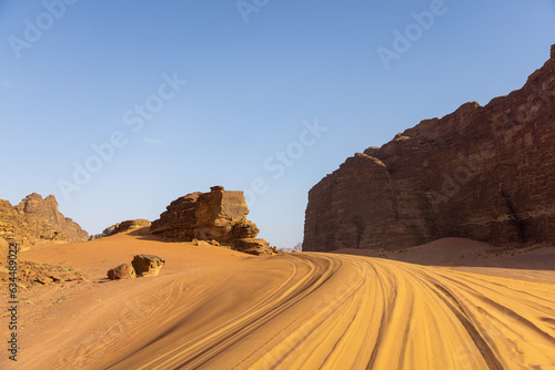 D  sert de Wadi Rum  Jordanie