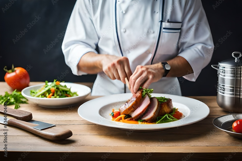 chef preparing food