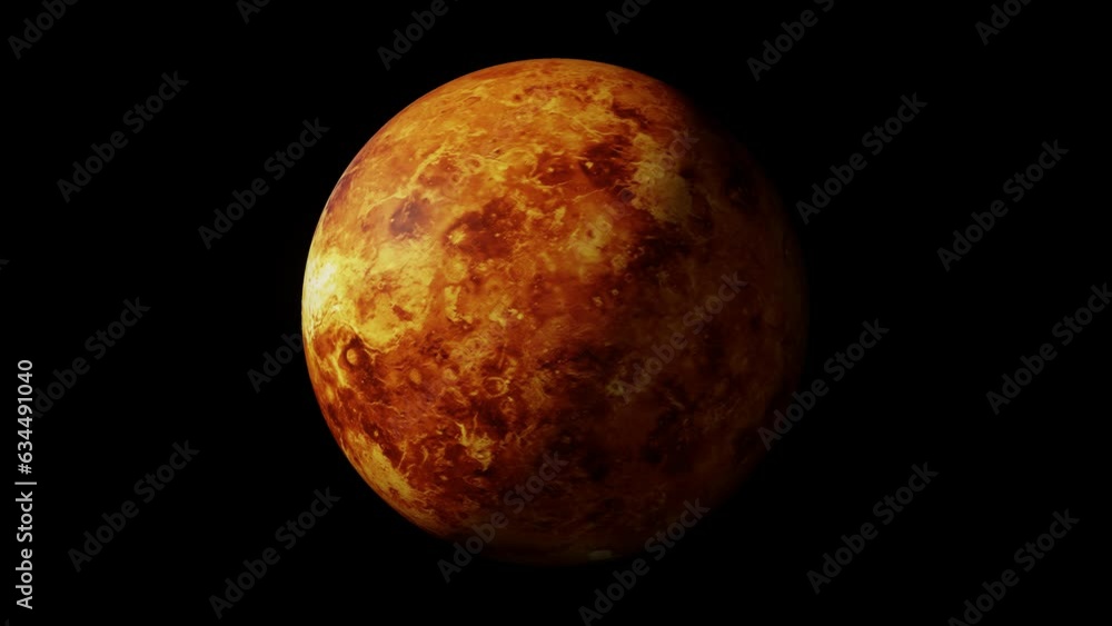 Planet Venus with alpha channel overlay view from outer space 3d render. Solar system planets concept, sci-fi, space exploration and discovery of habitable terrestrial planets Planet Venus with alpha channel overlay view from outer space 3d render. Solar system planets concept, sci-fi, space exploration and discovery of habitable terrestrial planets