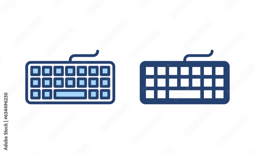 Keyboard icon vector. keyboard sign and symbol Keyboard icon vector. keyboard sign and symbol