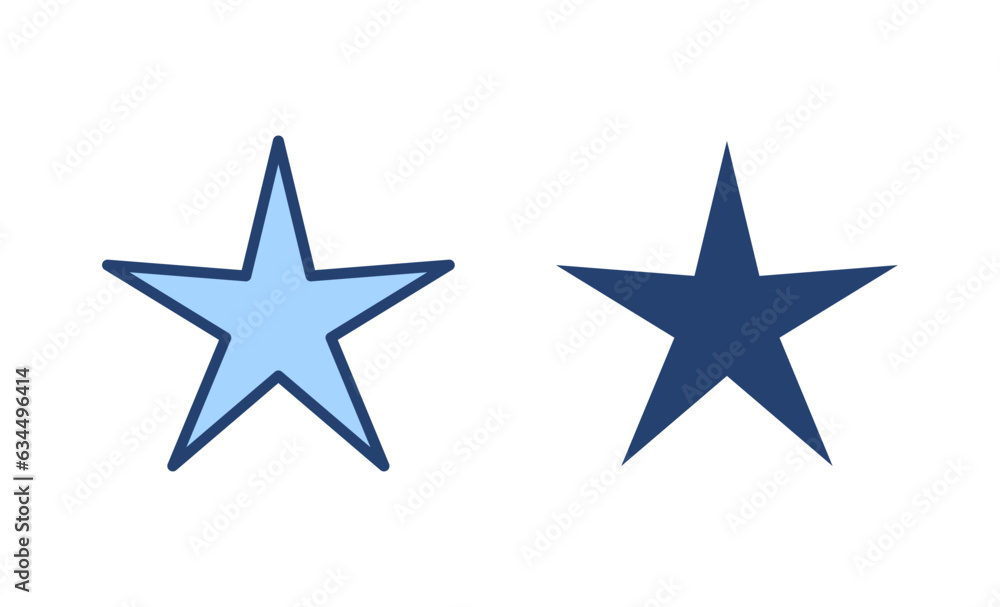 Obraz premium Star icon vector. rating sign and symbol. favourite star icon