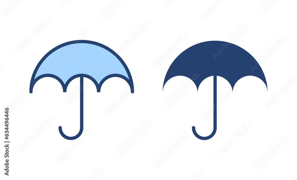 Umbrella icon vector. umbrella sign and symbol Umbrella icon vector. umbrella sign and symbol