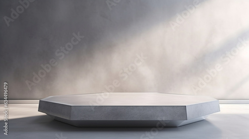 White Table Countertop With Gray Granite Geometric  © Asad
