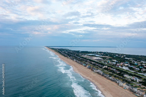 Aerial View of Avon North Carolina Looking Towards Buxton North Carolin photo