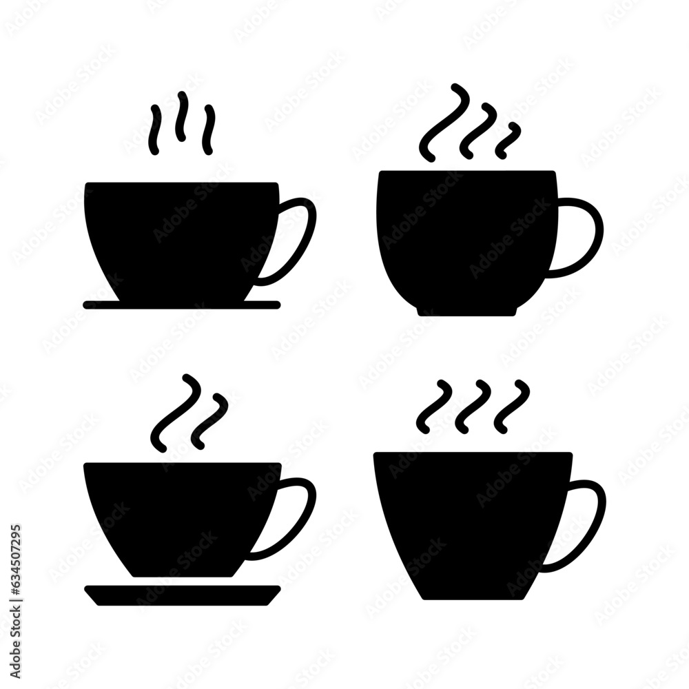 Obraz premium Cup coffee icon vector. coffee cup icon. mug