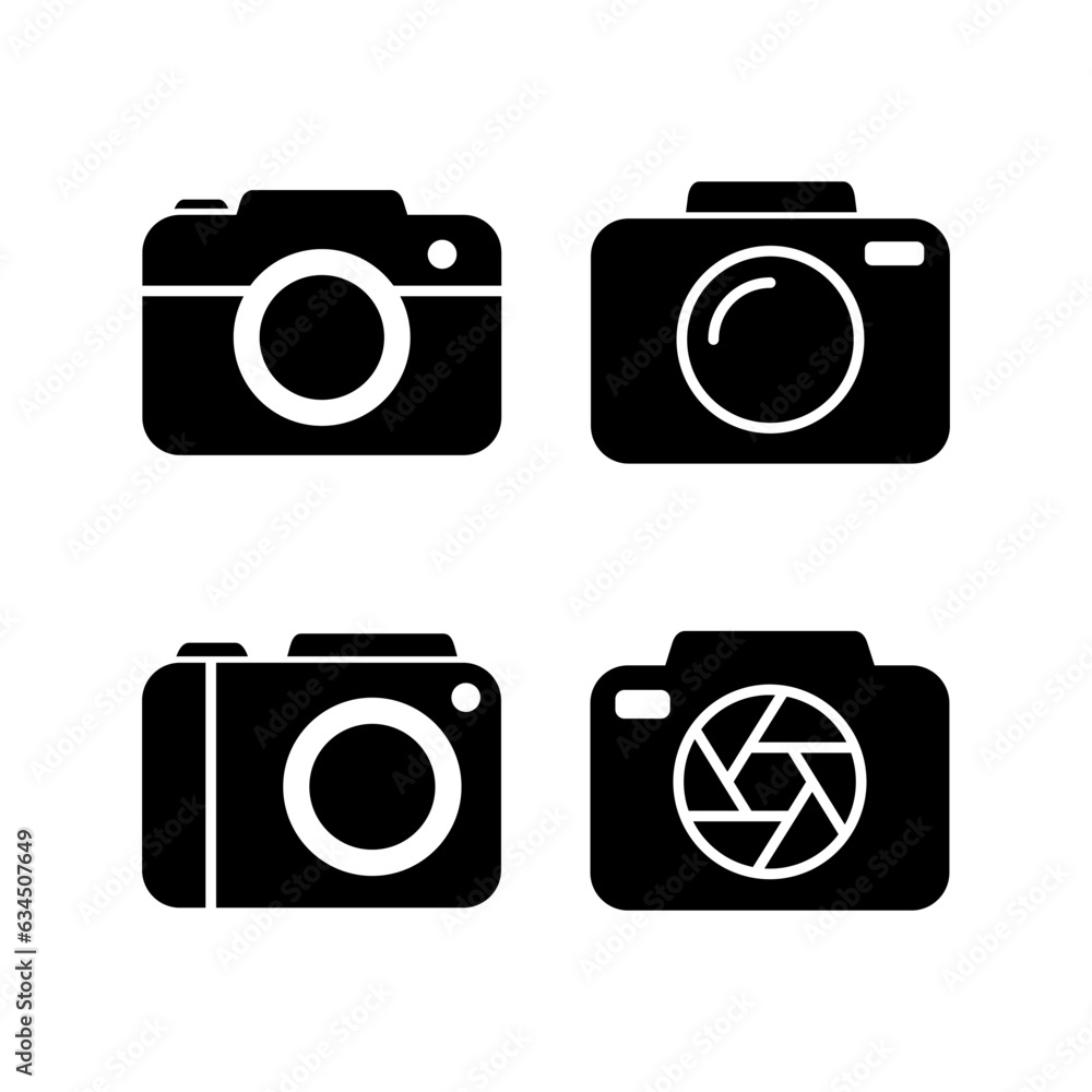Camera Icon in trendy flat style isolated. Camera symbol web site design Camera Icon in trendy flat style isolated. Camera symbol web site design