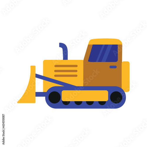 Buldozer icon clipart avatar logotype isolated vector illustration