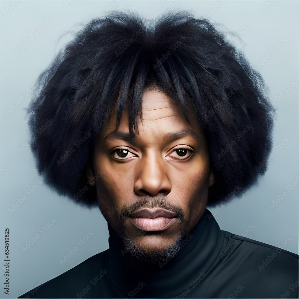 portrait of a negro person, black man portrait of a negro person, black man