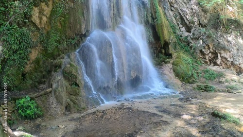 el salto waterfall nuevo leon mexico. nature reserve photo