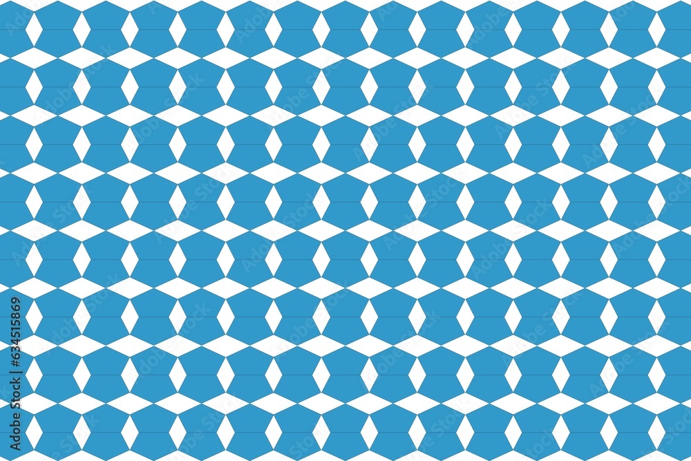 White star pattern, blue background. White star pattern, blue background.