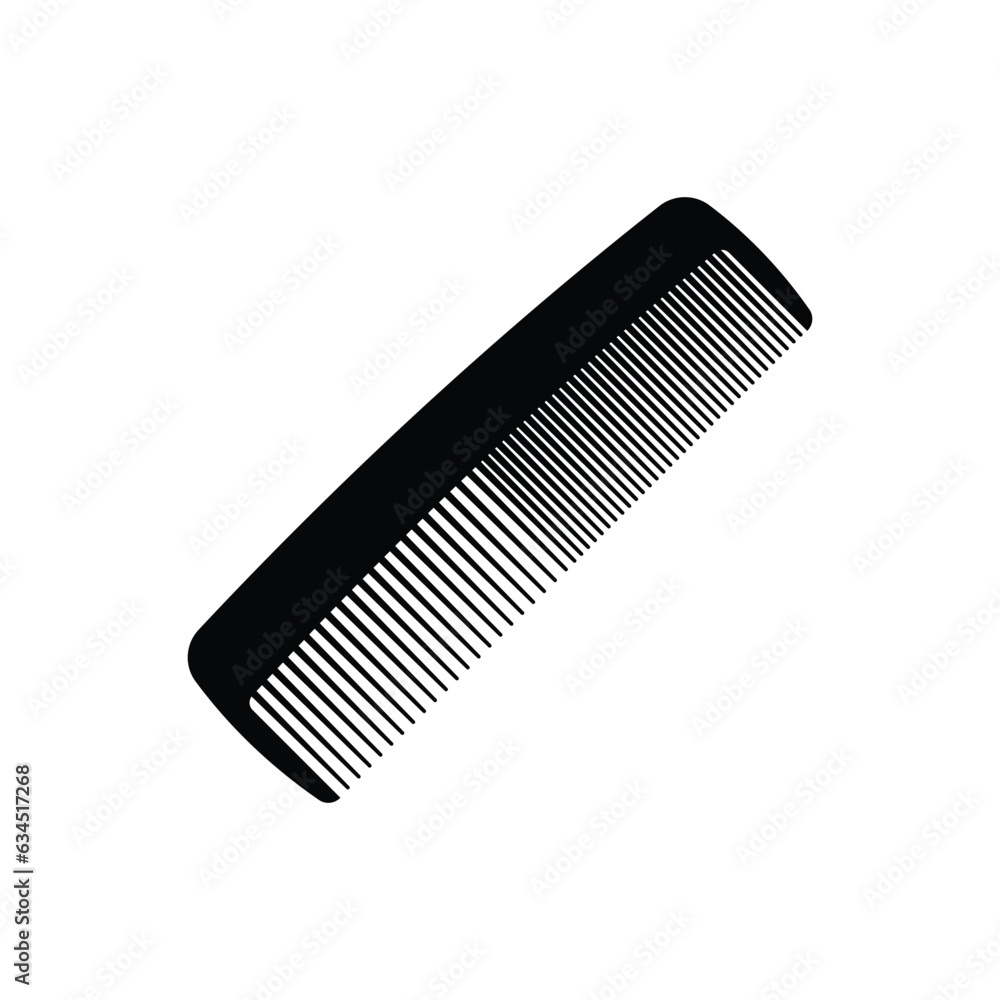 Comb icon design. isolated on white background. vector illustration Comb icon design. isolated on white background. vector illustration