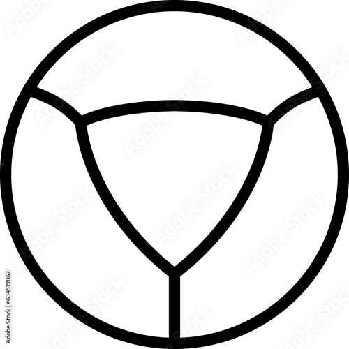 teq ball lined icon 