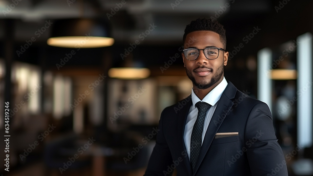 Confident African American Businesswoman in Expensive Work Attire Confident African American Businesswoman in Expensive Work Attire