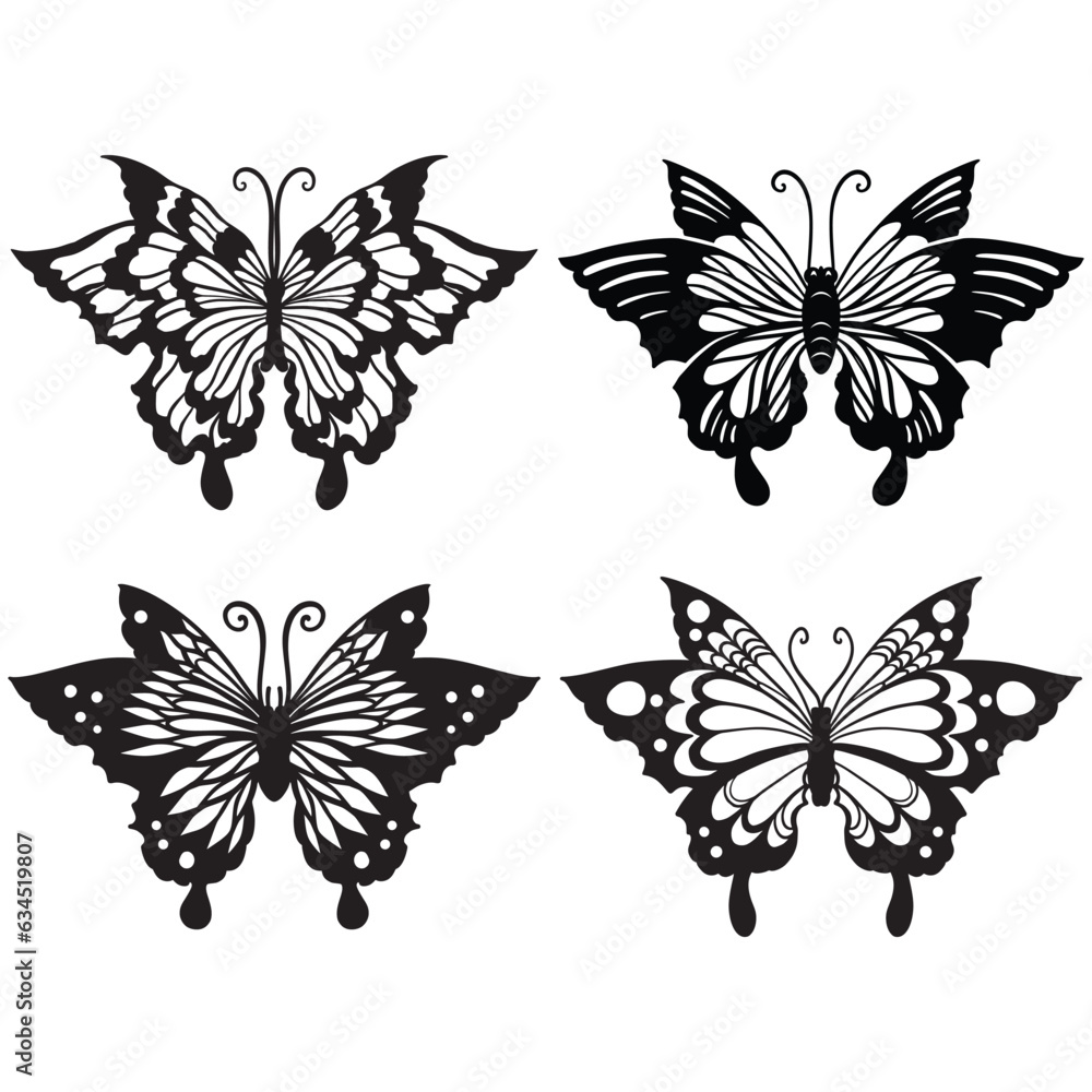 black and white butterfly black and white butterfly
