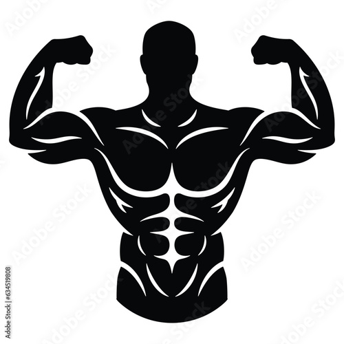 bodybuilder silhouette