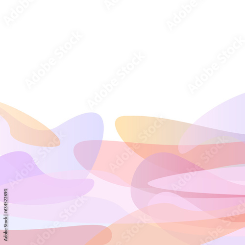Multicolored waves on a modern graphic background. Multicolored illustration.