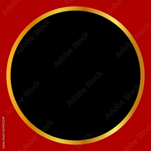 vector template blank background black red and gold golden 
