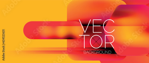 Futuristic concept vector geometric background