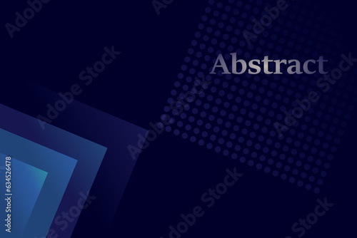 Navy blue dark elegant luxury abstract background. Brighter step down to deep blue.  For banner template Christmas birthday invitation card.