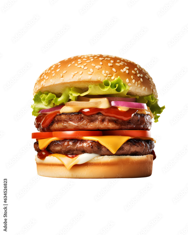 tasty beef burger with cheese and salad tasty beef burger with cheese and salad