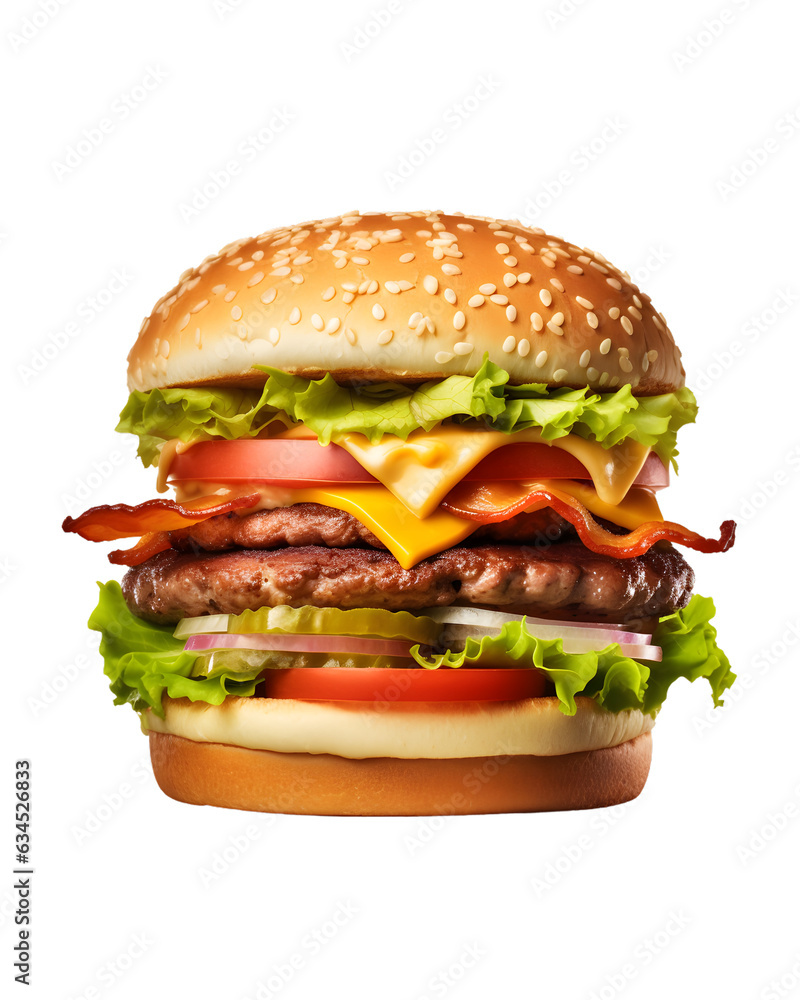 tasty beef burger with cheese and salad tasty beef burger with cheese and salad