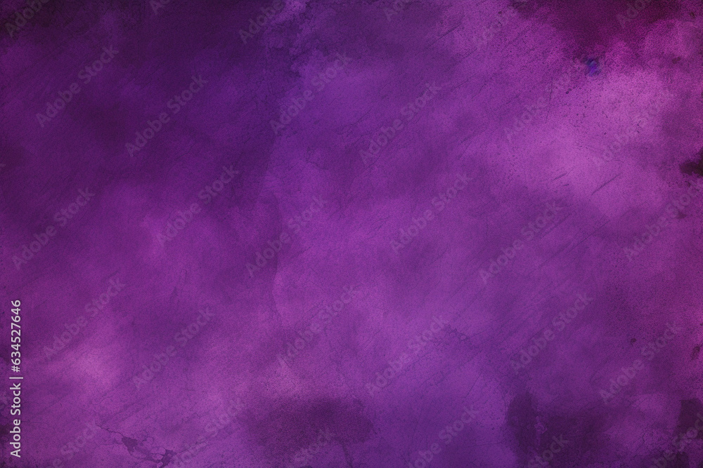 Purple background with a grunge texture, Violet grunge texture background, Generative AI